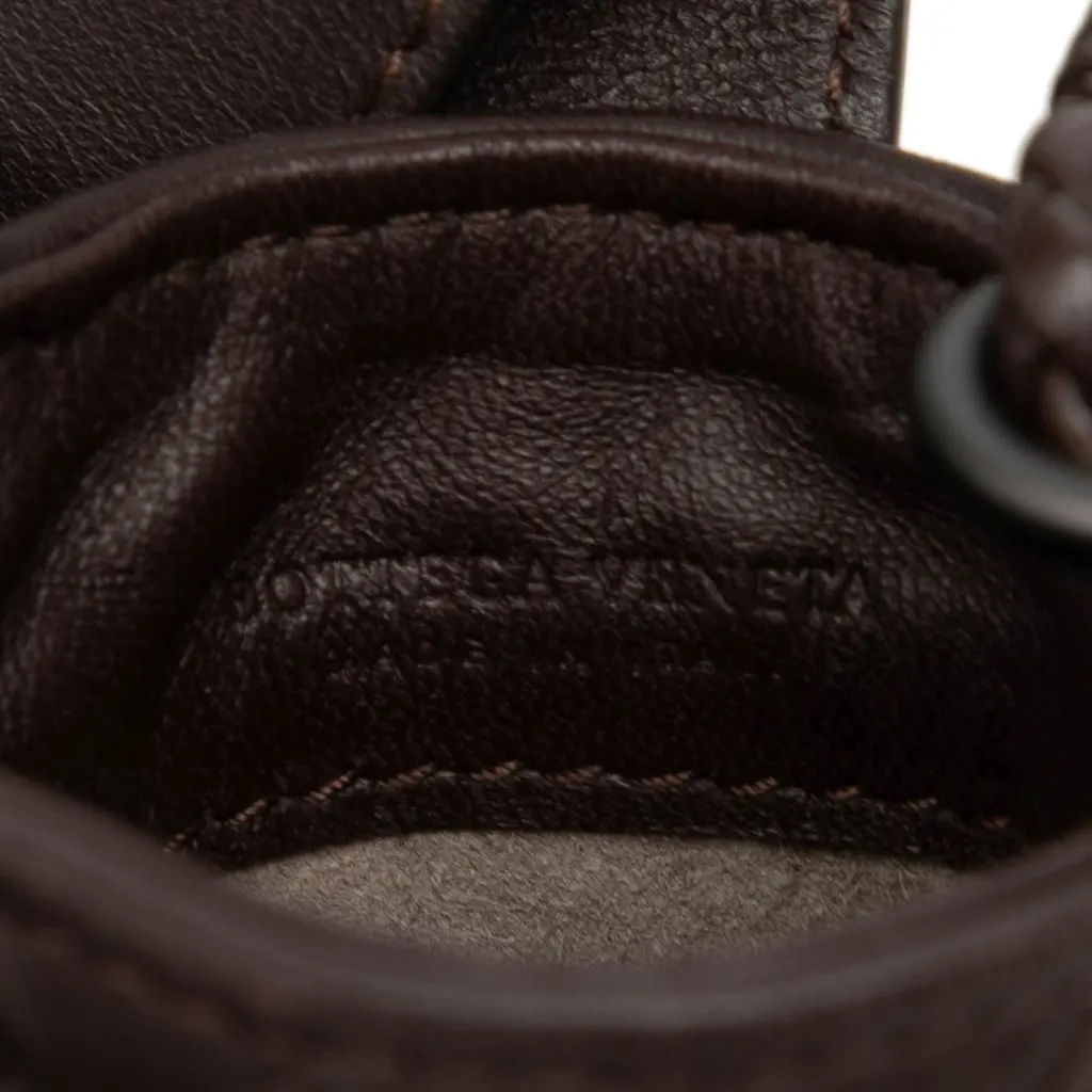 Bottega Veneta Nappa Intrecciato Phone Holder Brown Leather Very good - Box View