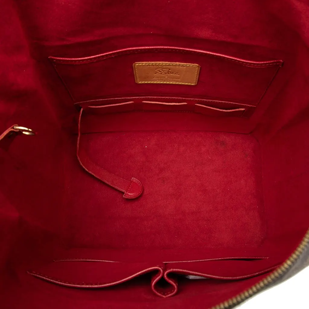 Louis Vuitton Monogram Amfar Three Brown Canvas Good - Model View