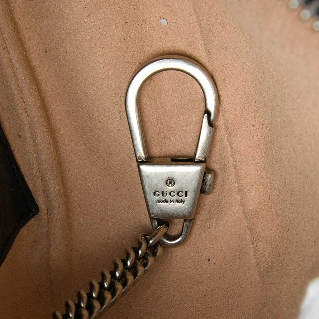 Gucci Mini GG Supreme Web Ophidia Shoulder Bag Beige Canvas Very good - Box View