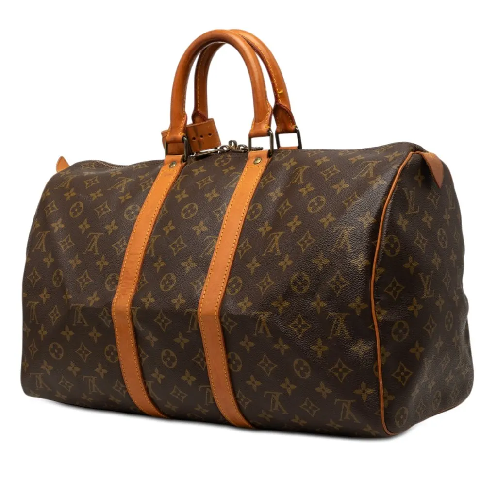 Louis Vuitton Monogram Keepall 45 Brown Very good - Back View