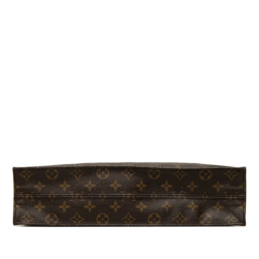 Louis Vuitton Monogram Sac Plat Brown Canvas Very good - Inside View