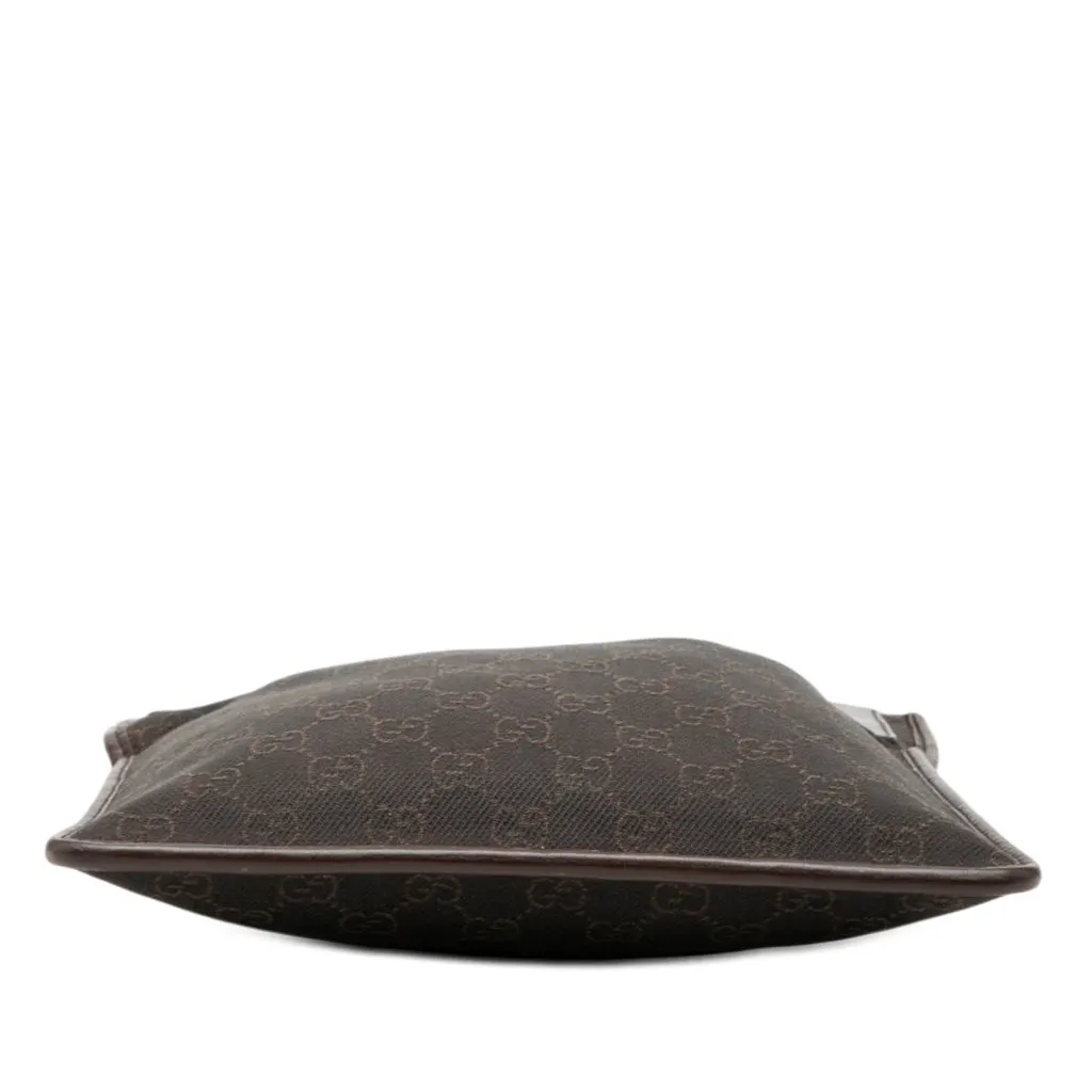 Gucci GG Denim Crossbody Brown Very good - Inside View