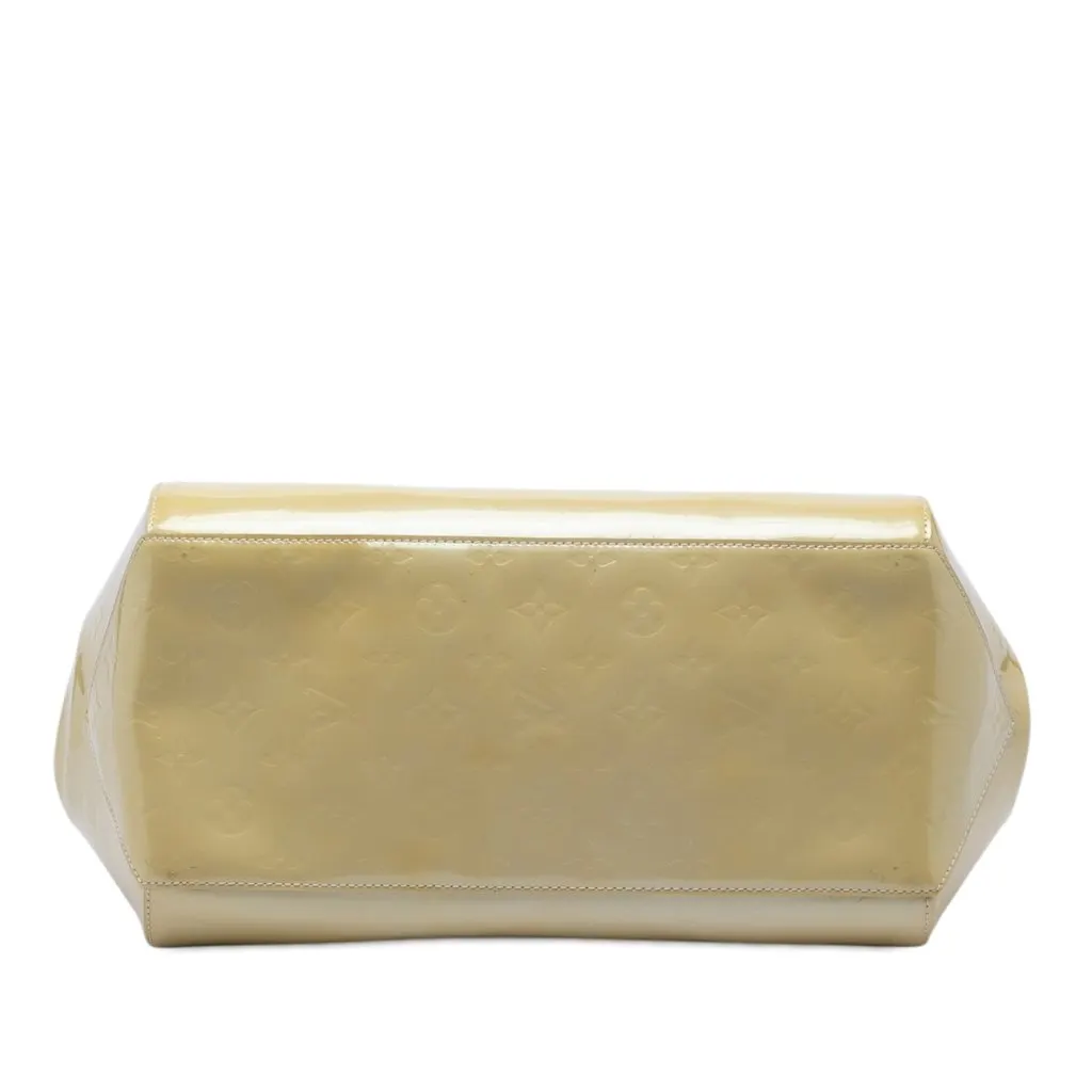 Louis Vuitton Monogram Vernis Sherwood PM Beige Leather Very good - Inside View