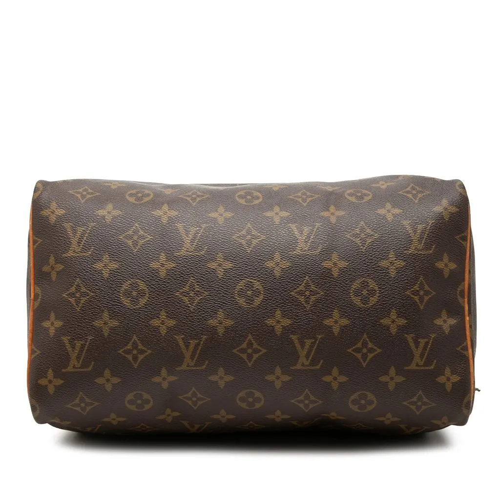 Louis Vuitton Monogram Speedy 30 Brown Canvas Good - Inside View