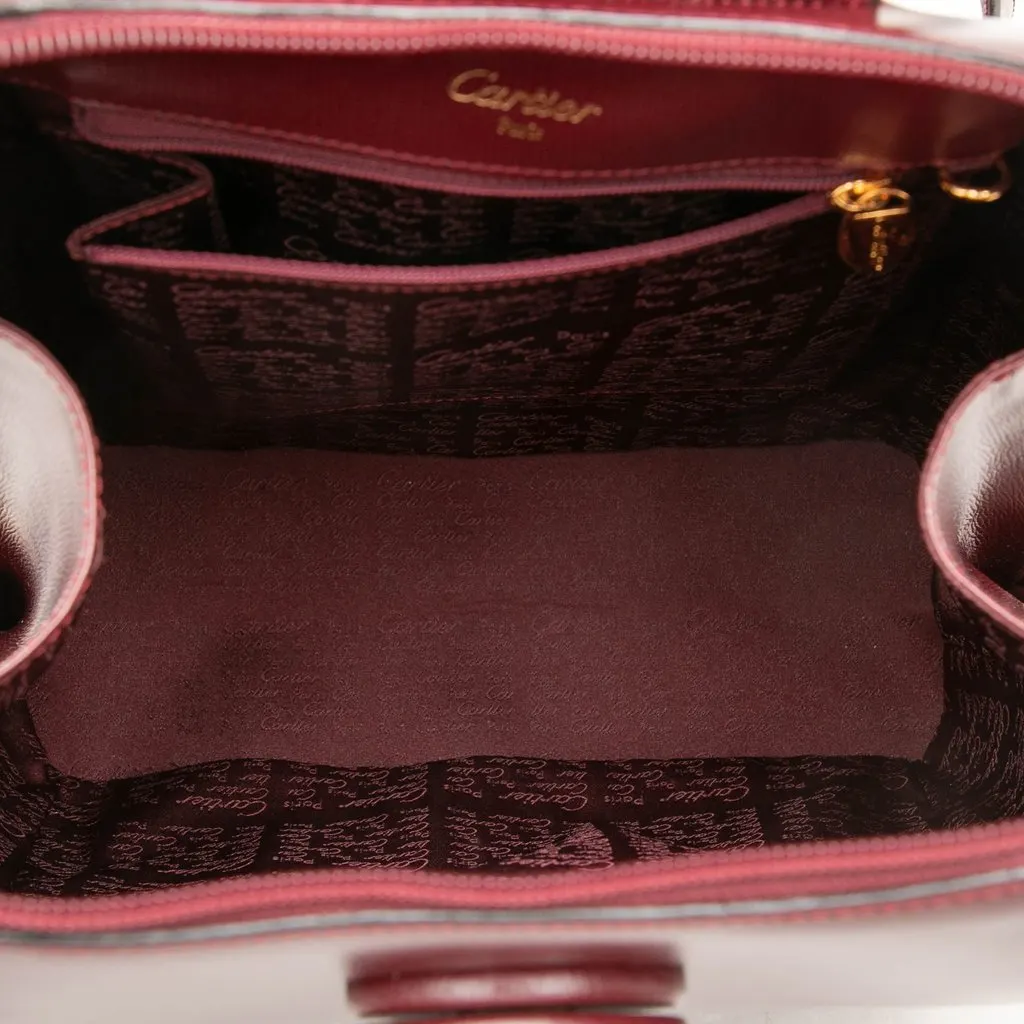 Cartier Leather Must De Cartier Backpack Red Leather Very good - Model View