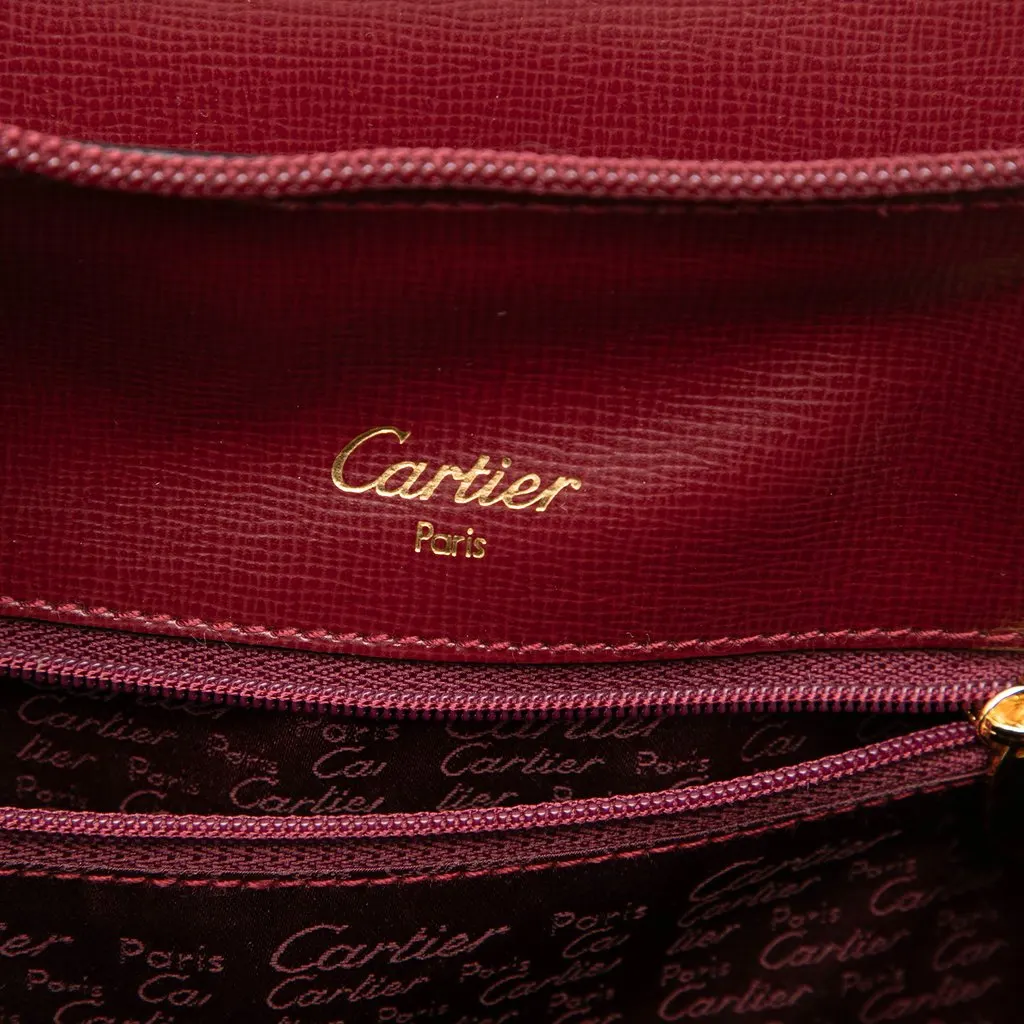 Cartier Leather Must De Cartier Backpack Red Leather Very good - Box View