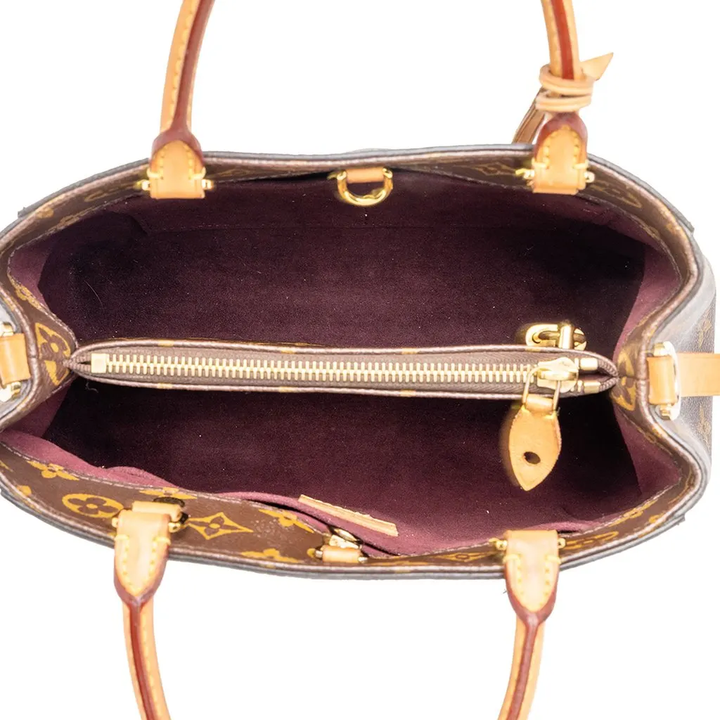 Louis Vuitton Monogram Montaigne MM Brown Canvas Very good - Model View