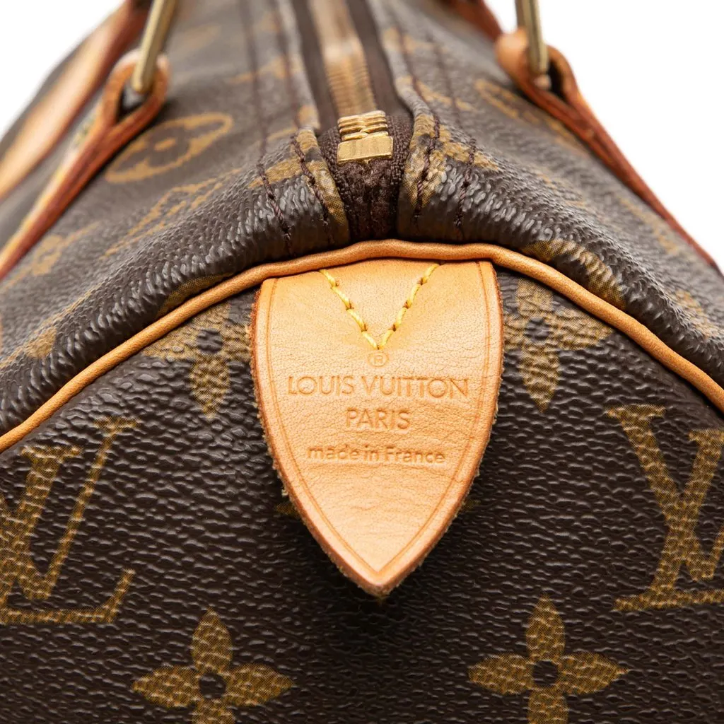 Louis Vuitton Monogram Speedy 30 Brown Good - Box View