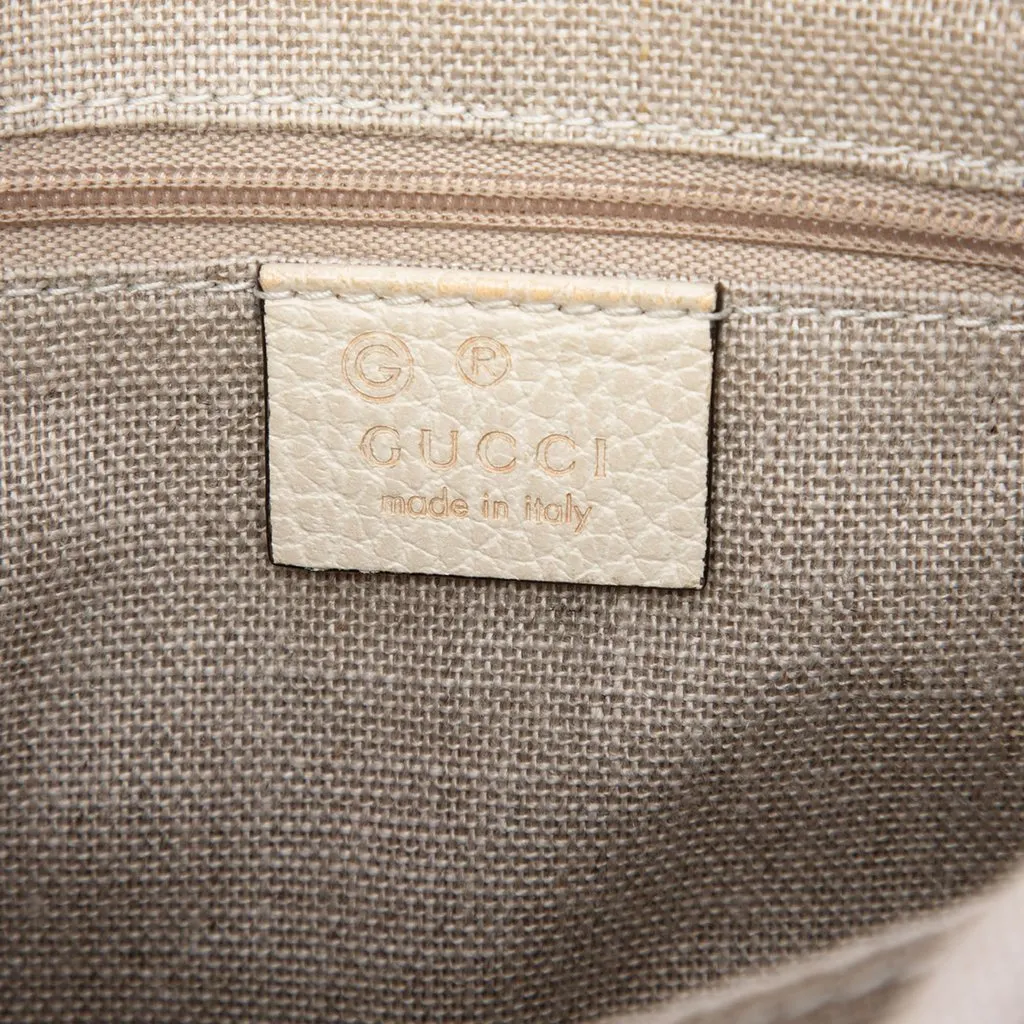 Gucci Small GG Canvas Bree Satchel Beige Very good - Box View
