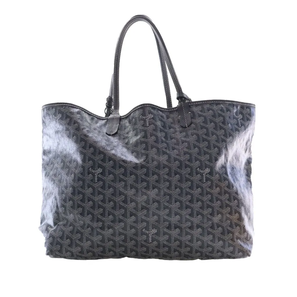 Goyard Goyardine Dog and Sunflower Saint Louis PM Brown Very good - Model View