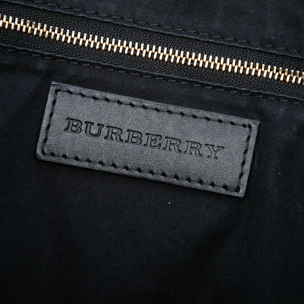 Burberry Medium Haymarket Check Coated Canvas Salisbury Tote Beige Very good - Box View