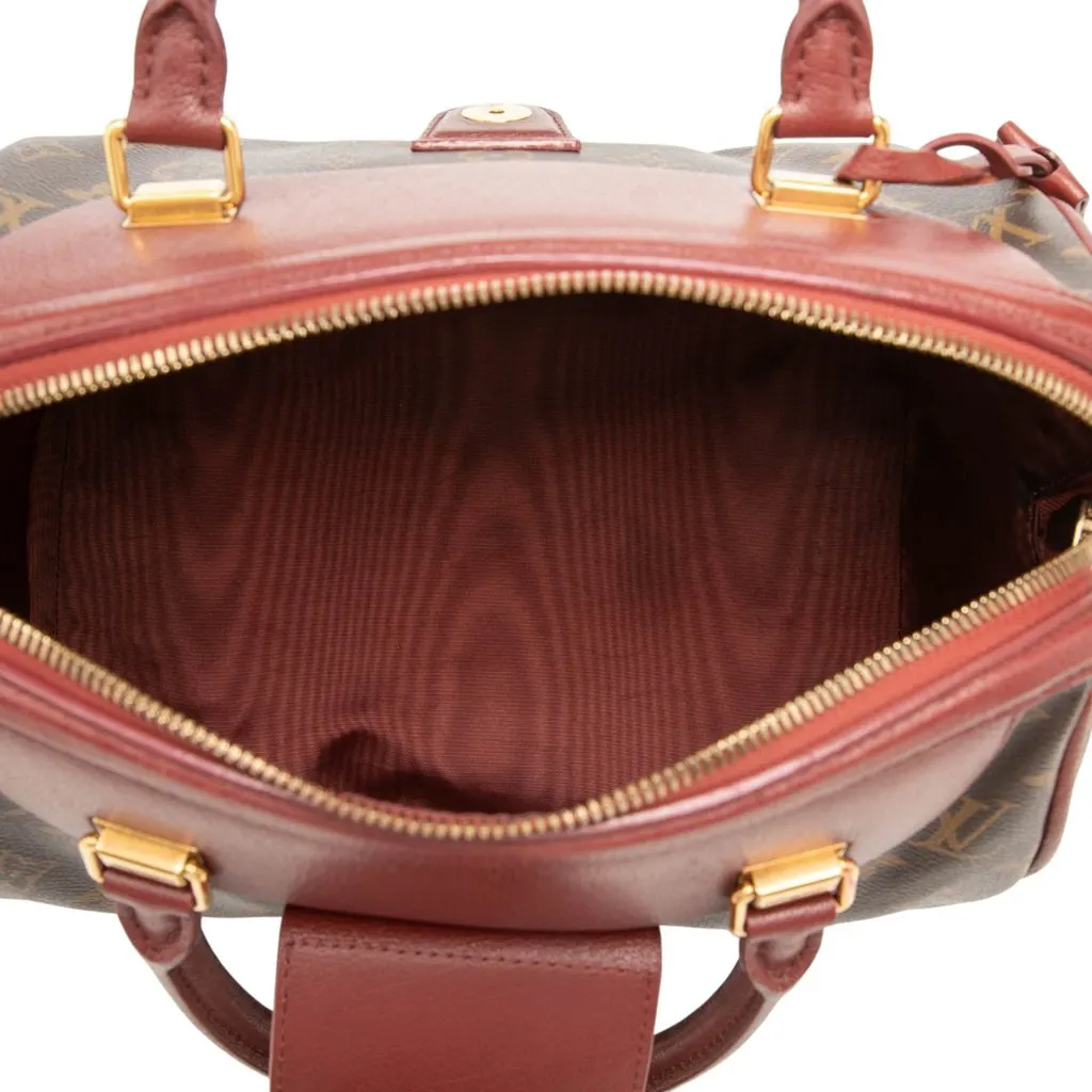 Louis Vuitton Monogram Golden Arrow Speedy 30 Brown Canvas Very good - Model View