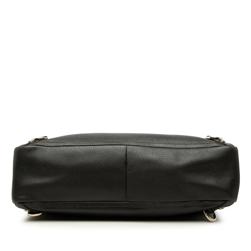 Gucci Leather Abbey D Ring Tote Black Leather Very good - Inside View