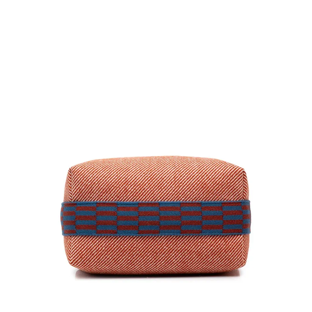 Hermès Small Wool Bride A Brac H Natte Case Red Wool Very good - Inside View
