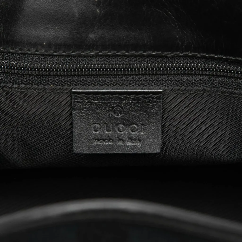Gucci GG Canvas Jackie Bardot Shoulder Bag Blue Very good - Box View