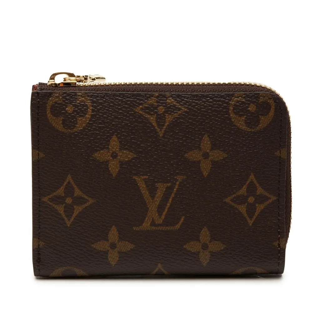 Louis Vuitton Monogram Noa Compact Wallet Brown Canvas Very good - Front View