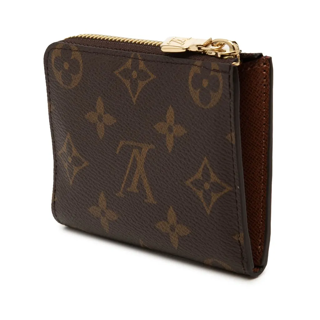 Louis Vuitton Monogram Noa Compact Wallet Brown Canvas Very good - Back View
