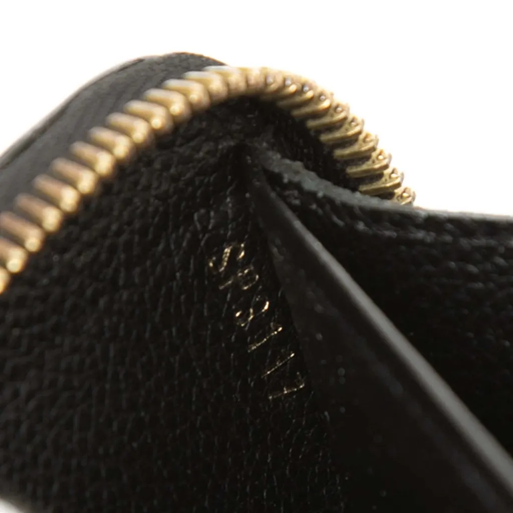 Louis Vuitton Monogram Empreinte Zippy Long Wallet Black Leather Good - Box View