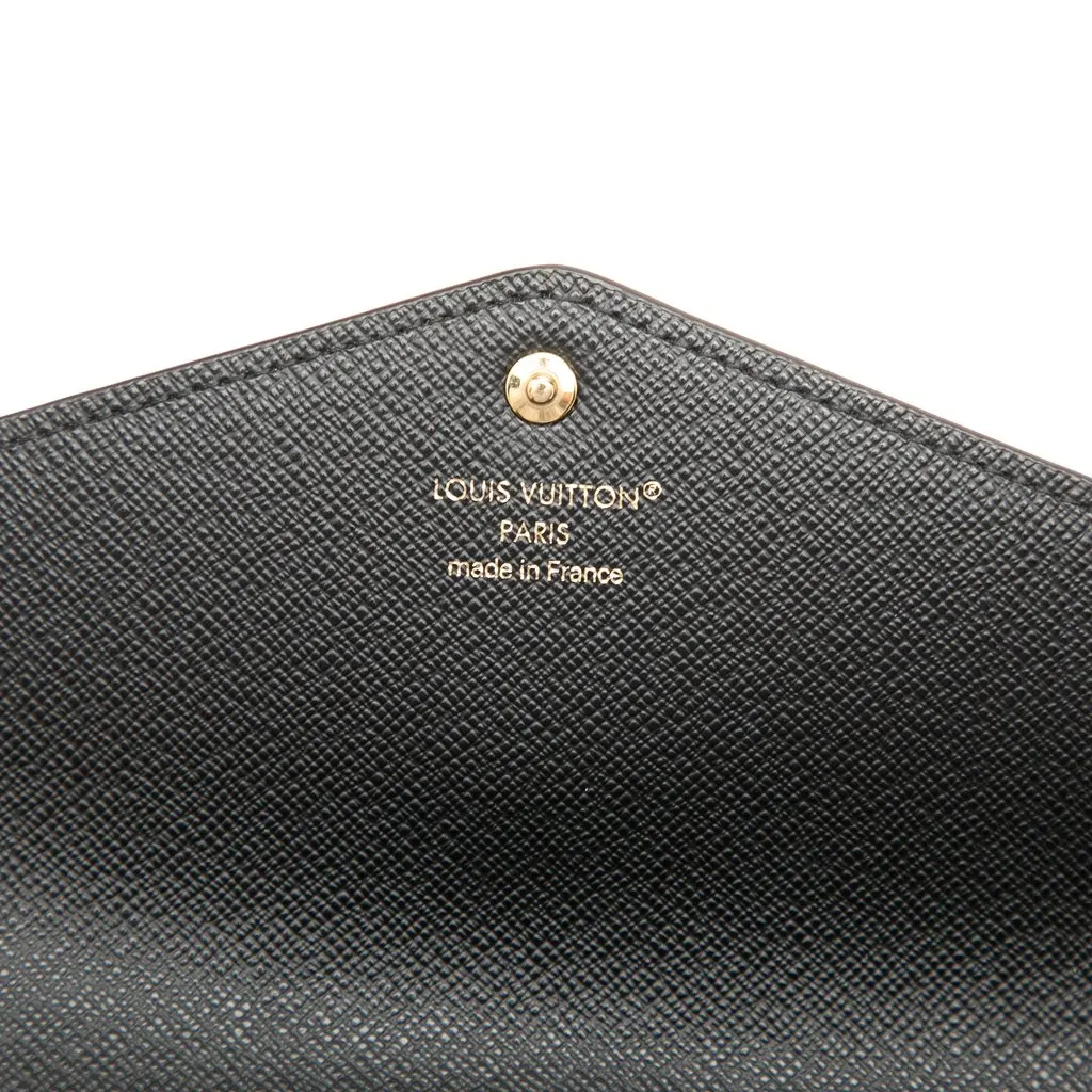 Louis Vuitton Monogram Reverse Giant Sarah Long Wallet Brown Canvas Very good - Box View