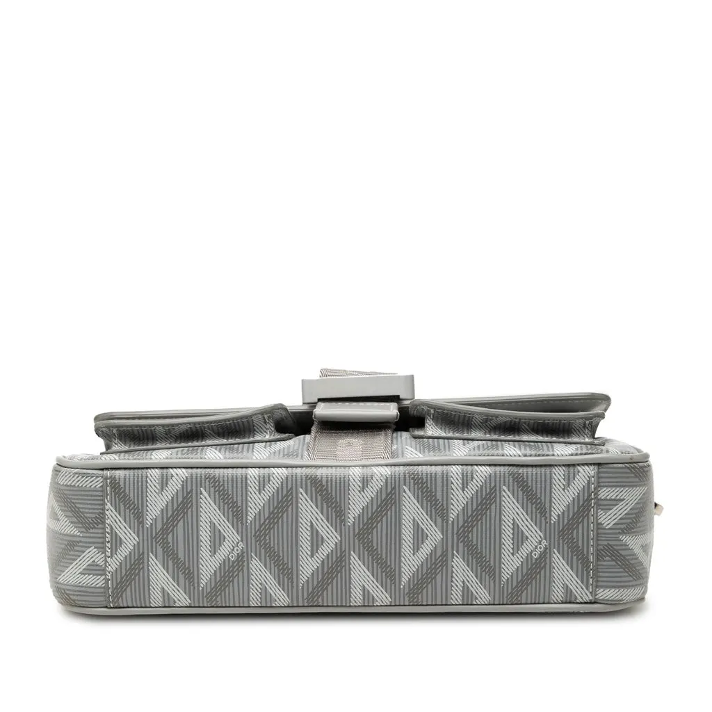 Dior Coated Canvas CD Diamond and Calfskin Hit The Road Messenger Bag MultiColor Very good - Inside View