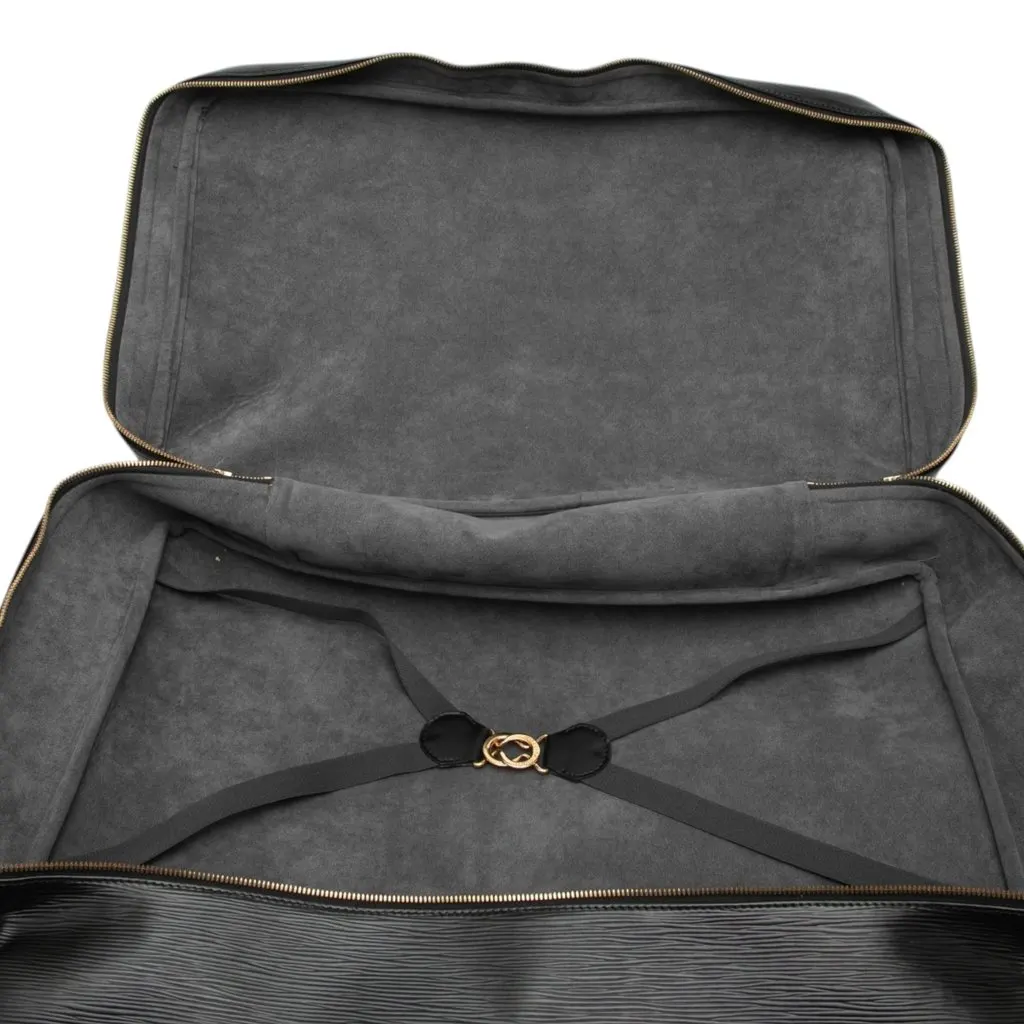 Louis Vuitton Epi Sac Chasse Hunting Bag Black Leather Very good - Model View