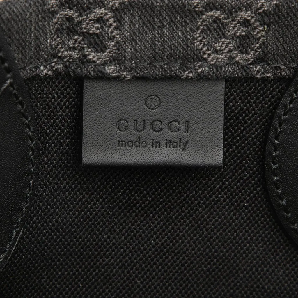 Gucci Medium GG Denim Ophidia Tote Black Very good - Box View