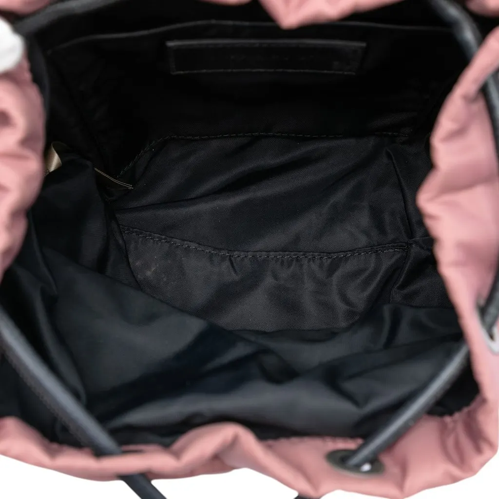 Burberry Mini Nylon Rucksack Pink Very good - Model View