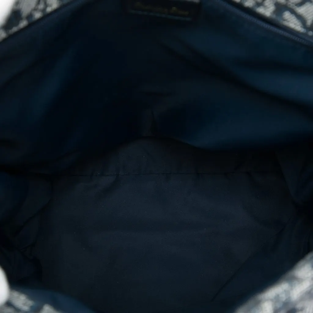 Dior Diorissimo Trotter Canvas Tote Blue Good - Model View