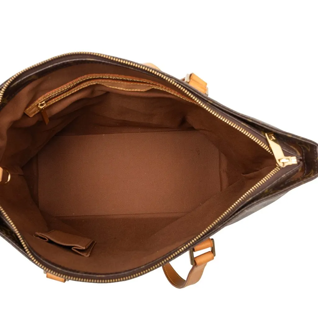 Louis Vuitton Monogram Cabas Mezzo Brown Very good - Model View