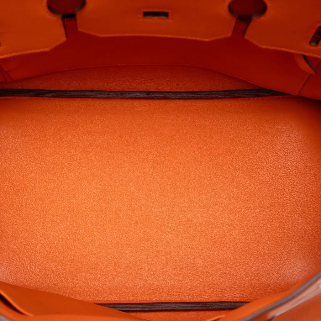 Hermès Swift Birkin Retourne 35 Orange Leather Very good - Model View