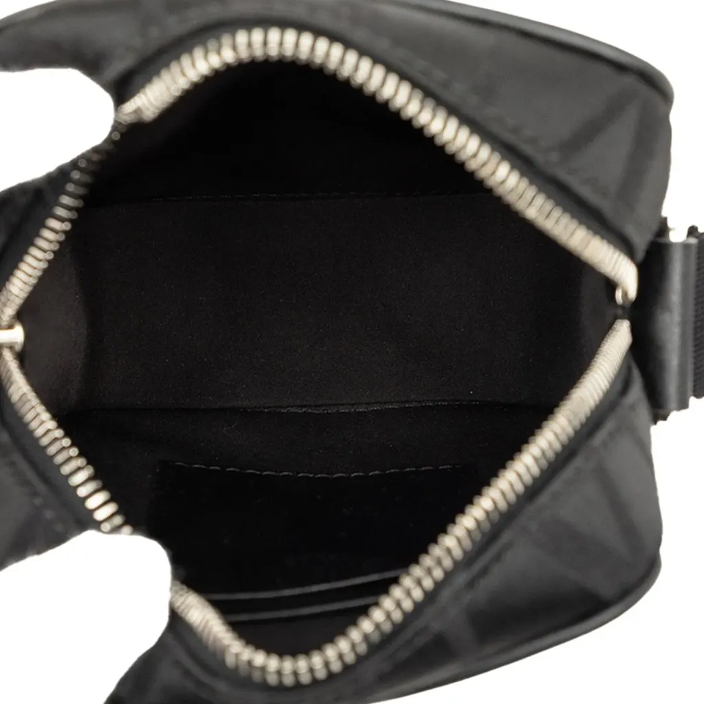 Valentino Small Nylon Iconographe VLogo Loco Crossbody Black Very good - Model View