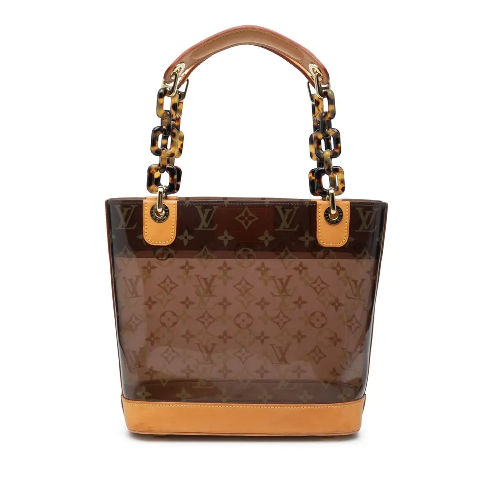 Louis Vuitton Monogram Cabas Sac Ambre PM Brown Plastic Very good - Front View