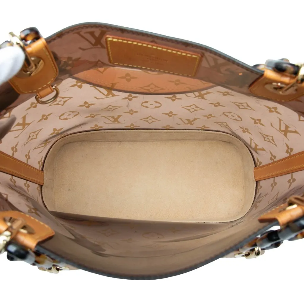 Louis Vuitton Monogram Cabas Sac Ambre PM Brown Plastic Very good - Model View