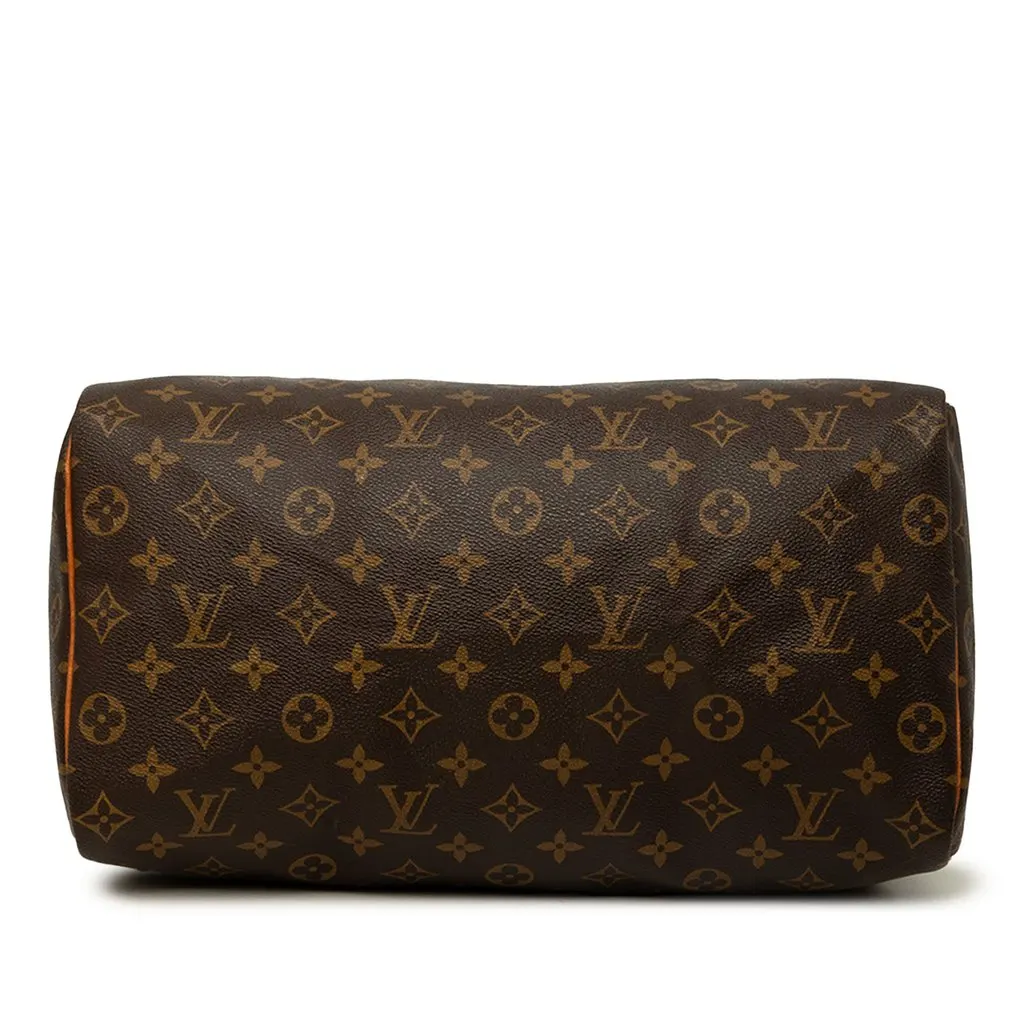 Louis Vuitton Monogram Speedy 35 Brown Canvas Good - Inside View