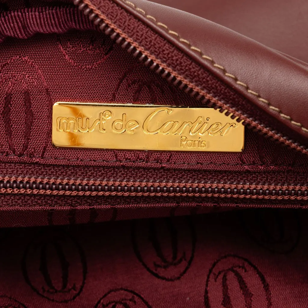 Cartier Leather Must De Cartier Crossbody Red Leather Very good - Box View