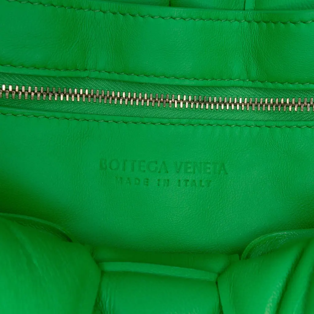 Bottega Veneta Nappa Intrecciato Padded Cassette Crossbody Green Leather Very good - Box View