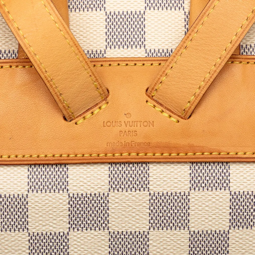 Louis Vuitton Damier Azur Sperone White Very good - Box View