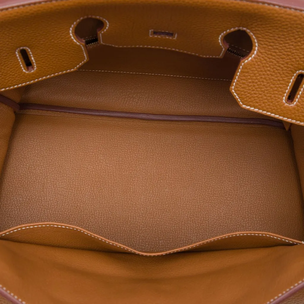 Hermès Togo Birkin Retourne 35 Brown Leather Very good - Model View