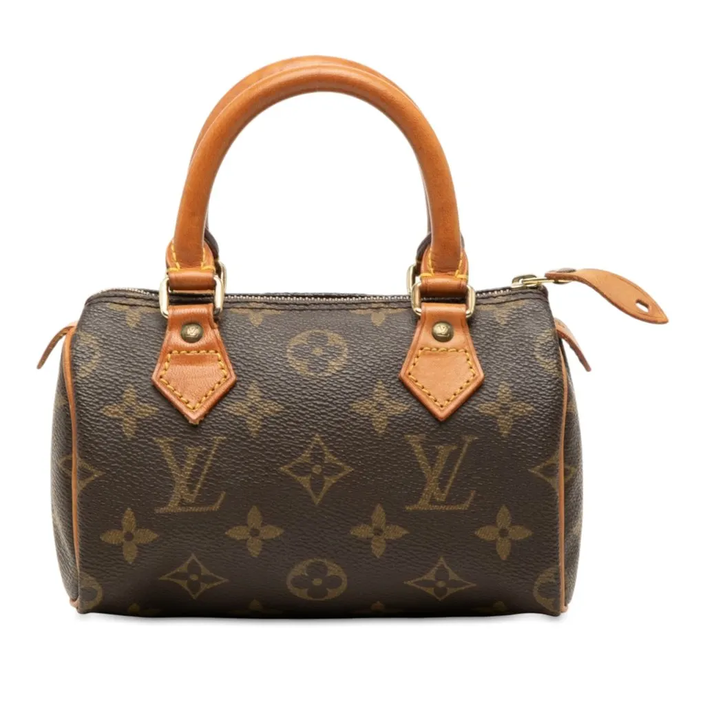 Louis Vuitton Monogram Mini Speedy HL Brown Good - Front View