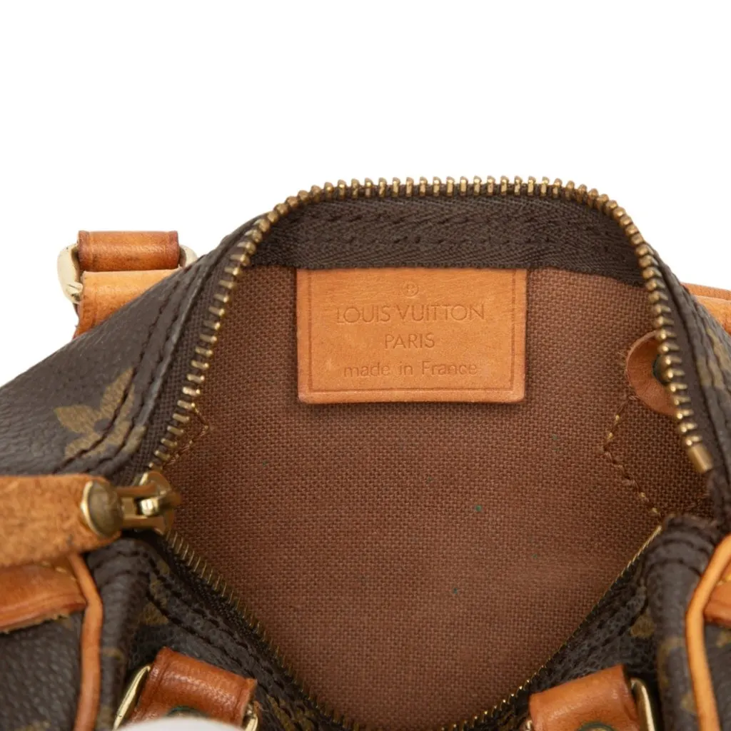 Louis Vuitton Monogram Mini Speedy HL Brown Good - Box View