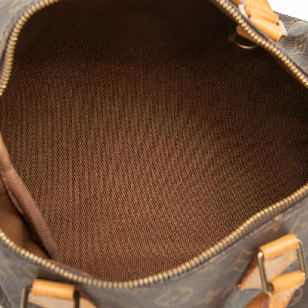 Louis Vuitton Monogram Speedy 30 Brown Very good - Model View