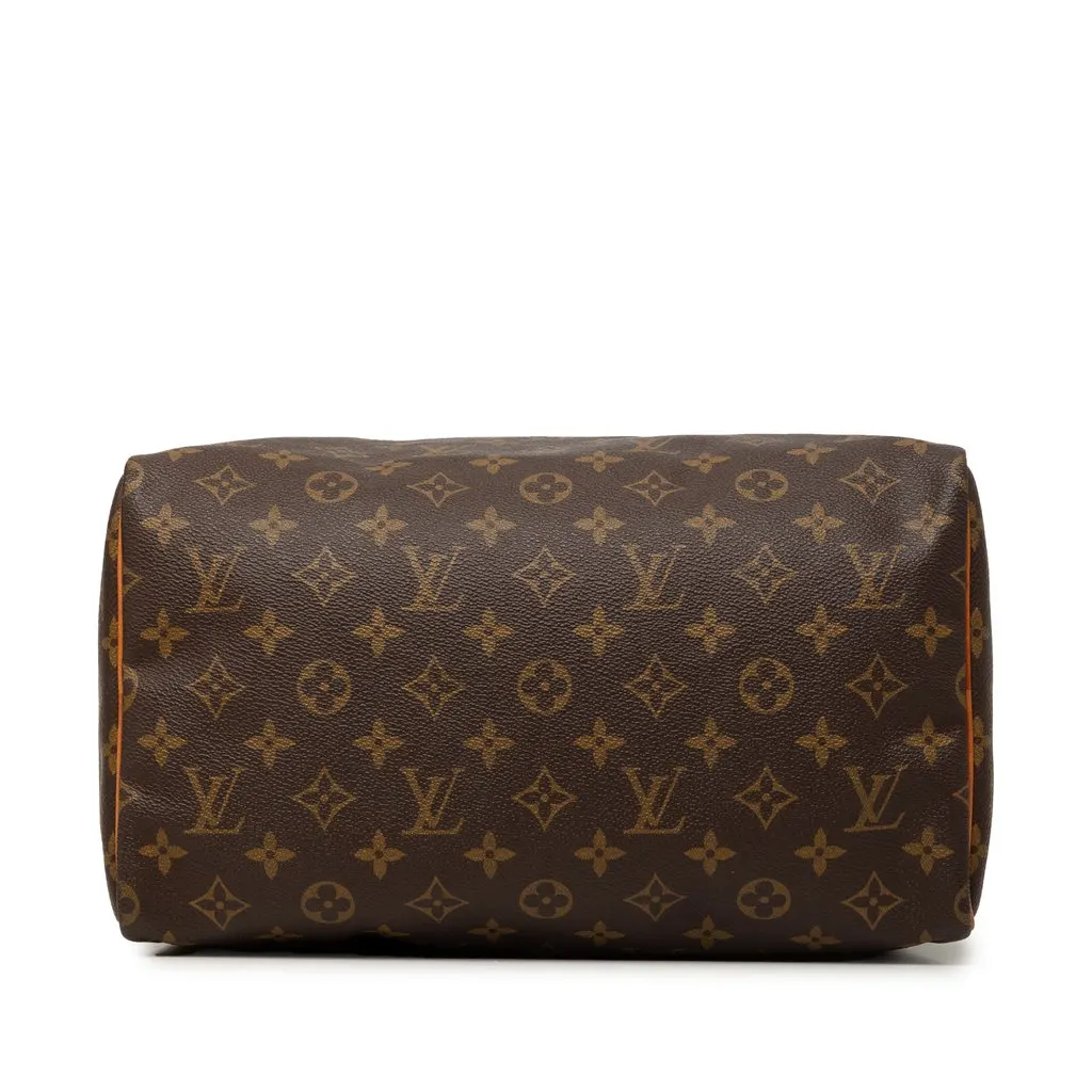 Louis Vuitton Monogram Speedy 30 Brown Good - Inside View