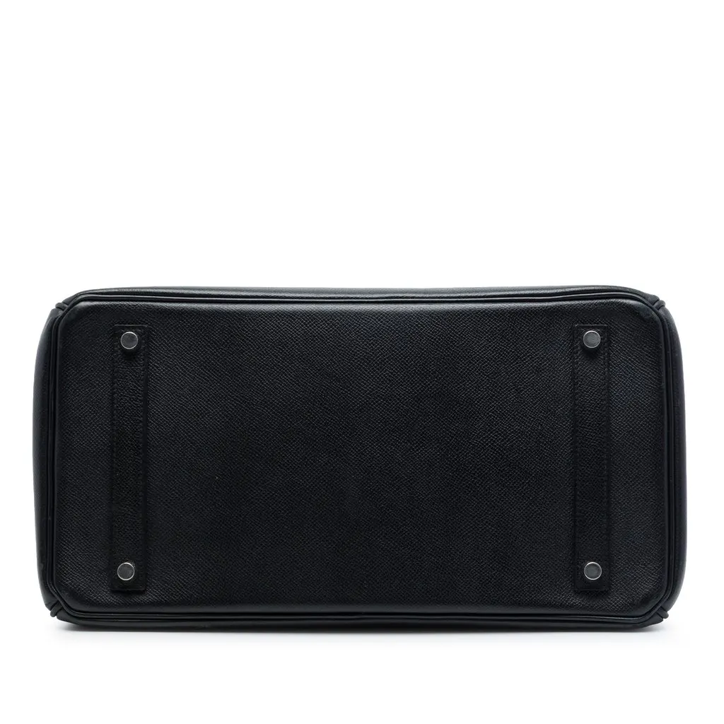 Hermès Togo Birkin Retourne 35 Black Leather Good - Inside View