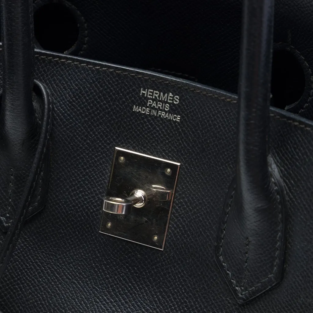 Hermès Togo Birkin Retourne 35 Black Leather Good - Box View
