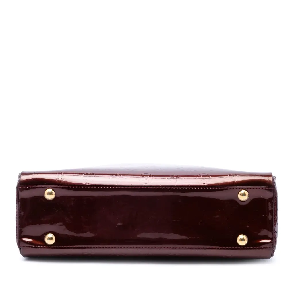 Louis Vuitton Monogram Vernis Melrose Avenue Red Leather Very good - Inside View