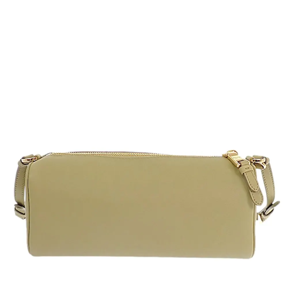 Prada Calfskin Pouch Shoulder Bag Brown Leather Very good - Inside View