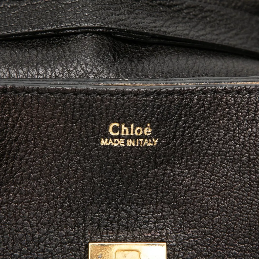 Chloé Mini Leather Drew Crossbody Black Leather Very good - Box View