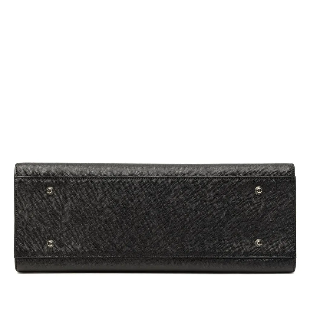 Burberry Leather Handbag Black Leather Very good - Inside View