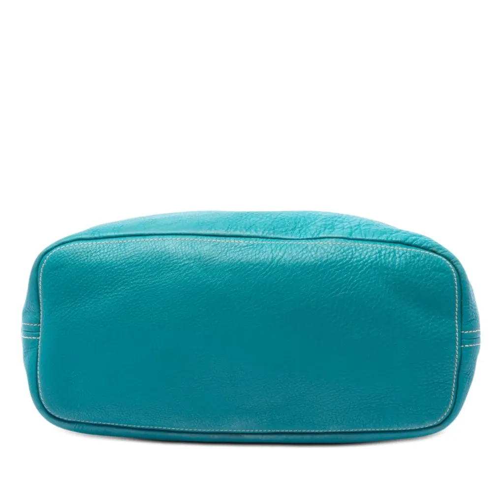 Prada Vitello Daino Hobo Blue Leather Very good - Inside View