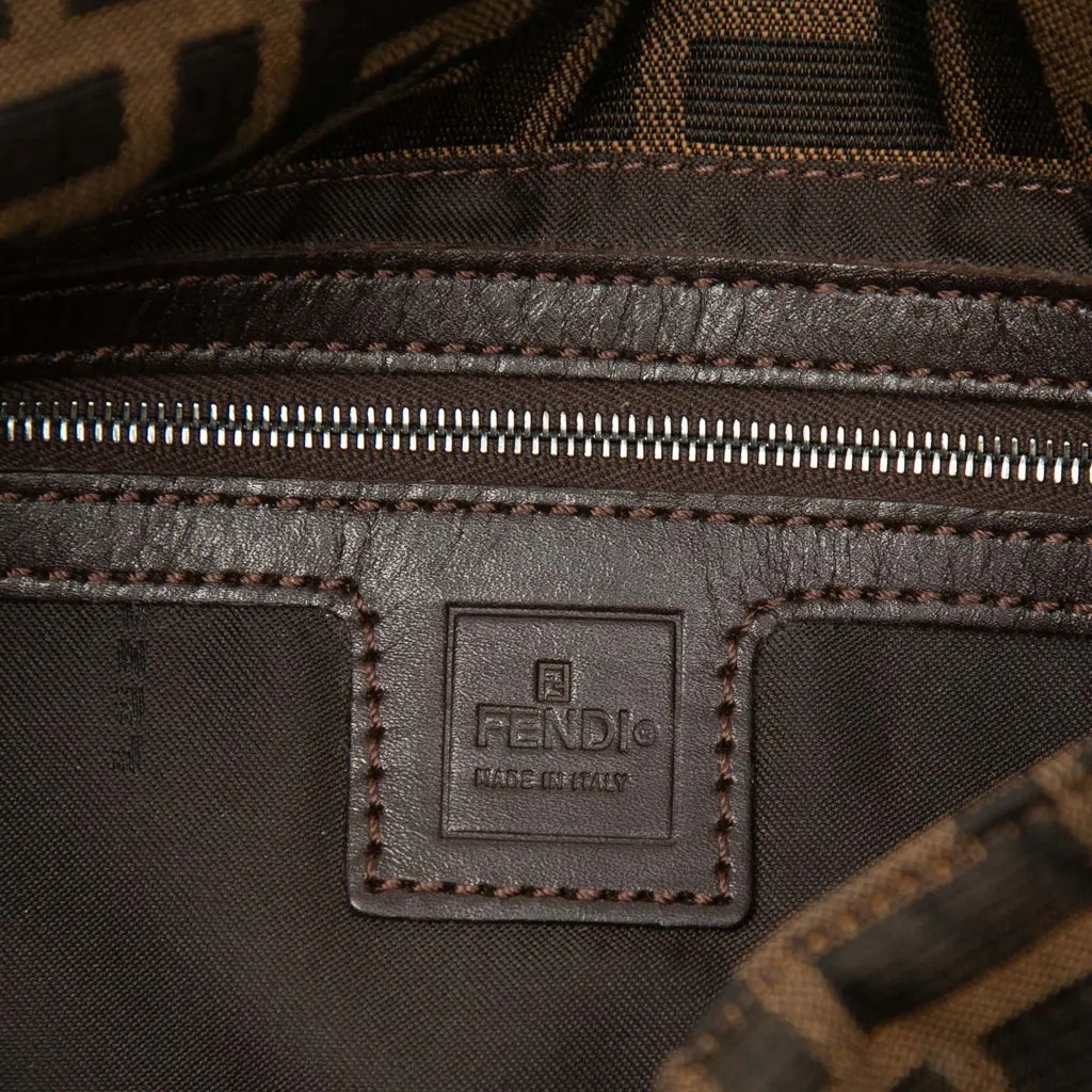Fendi Zucca Canvas Baguette Brown Canvas Very good - Box View